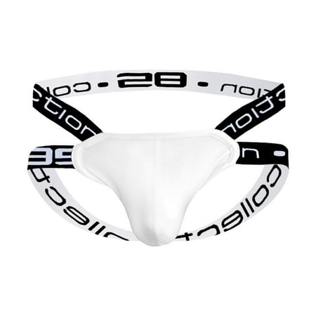 XZNGL Mens Thong Underwear Sexy Mens Sexy Low Waist U Raised Tight