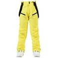 thumbnail image 2 of GZWYHT Cargo Pants Women,Work Pants,Women's Insulated Bib Overalls Solid Color Suspenders Trousers,Pants for Women,Palazzo Pants,Cargo Sweatpants,Yellow,S, 2 of 8