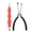 Red, variant on Nieyigj Electrical Disconnect Pliers Long Spark Plug Disassembly Tool Set with Double End Pry Bar for Car Repair Multifunctional Fuel Line Removing Red (5.9 inches / 15 cm Length)