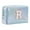R, variant on Large Capacity Embroidered Alphabet Cosmetic Organizer Travel Toiletry Storage Pouch Clutch Handbag