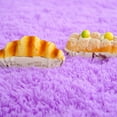 thumbnail image 5 of Junovo Round Fluffy Area Rugs For Kids Girls Princess Castle Plush Shaggy Carpet Cute Circle Nursery Rug For Kids Room Bedroom Living Room,4'x4',Purple, 5 of 7