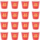 thumbnail image 1 of FELTECHELECTR 50 vasos desechables para bodas chinas, pequeños vasos de papel desechables, vasos de papel para té, 1 of 4