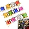 thumbnail image 2 of Colorful Glitter Mini Drum Christmas Tree Ornaments, Tree Hanging Decoration, Christmas Tree Drum Ornaments, Pendant Holiday Wedding New Year Party Christmas Decor, 36 Pcs, 1.18 Inches, 2 of 4