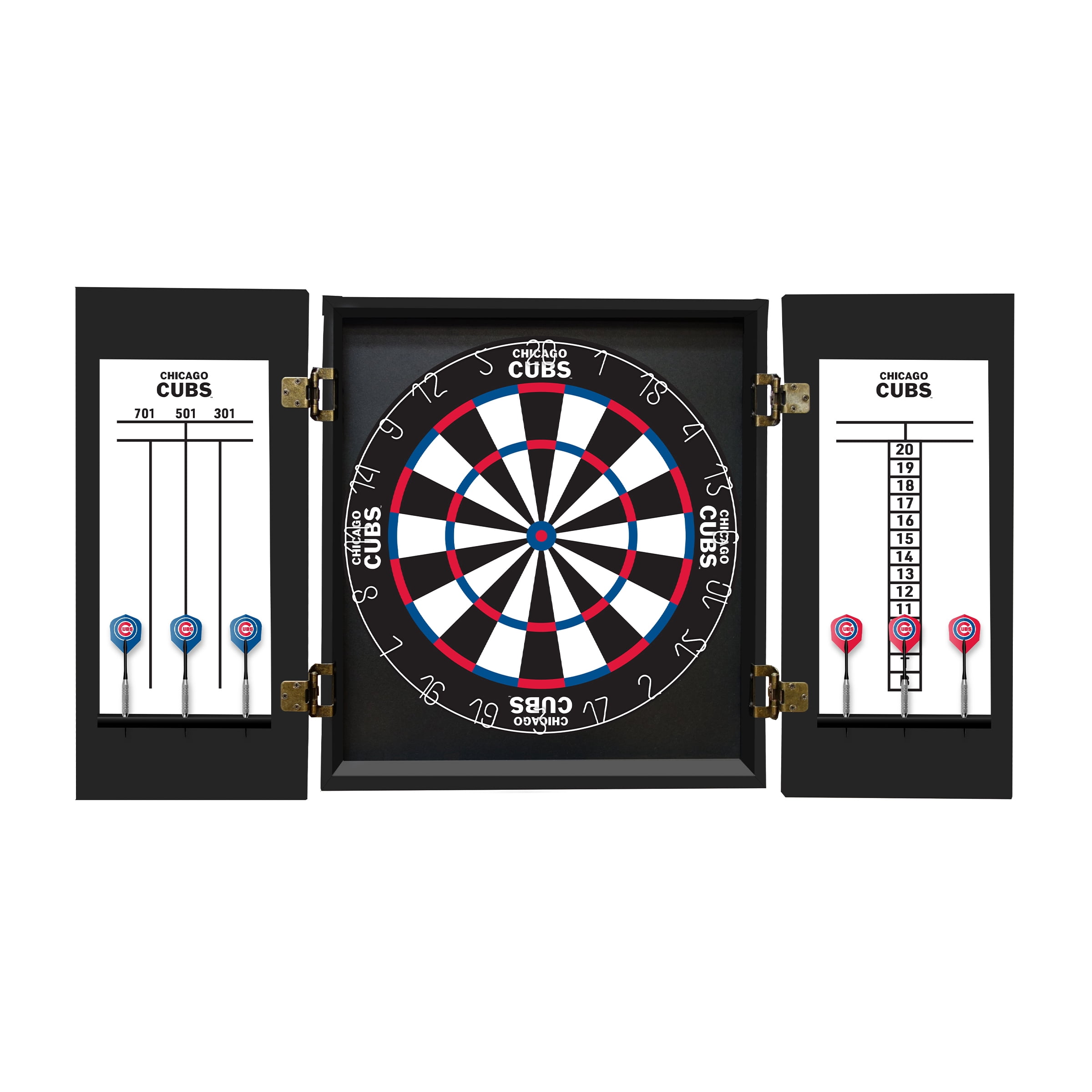 Imperial Chicago Cubs Fans Choice Dartboard Cabinet