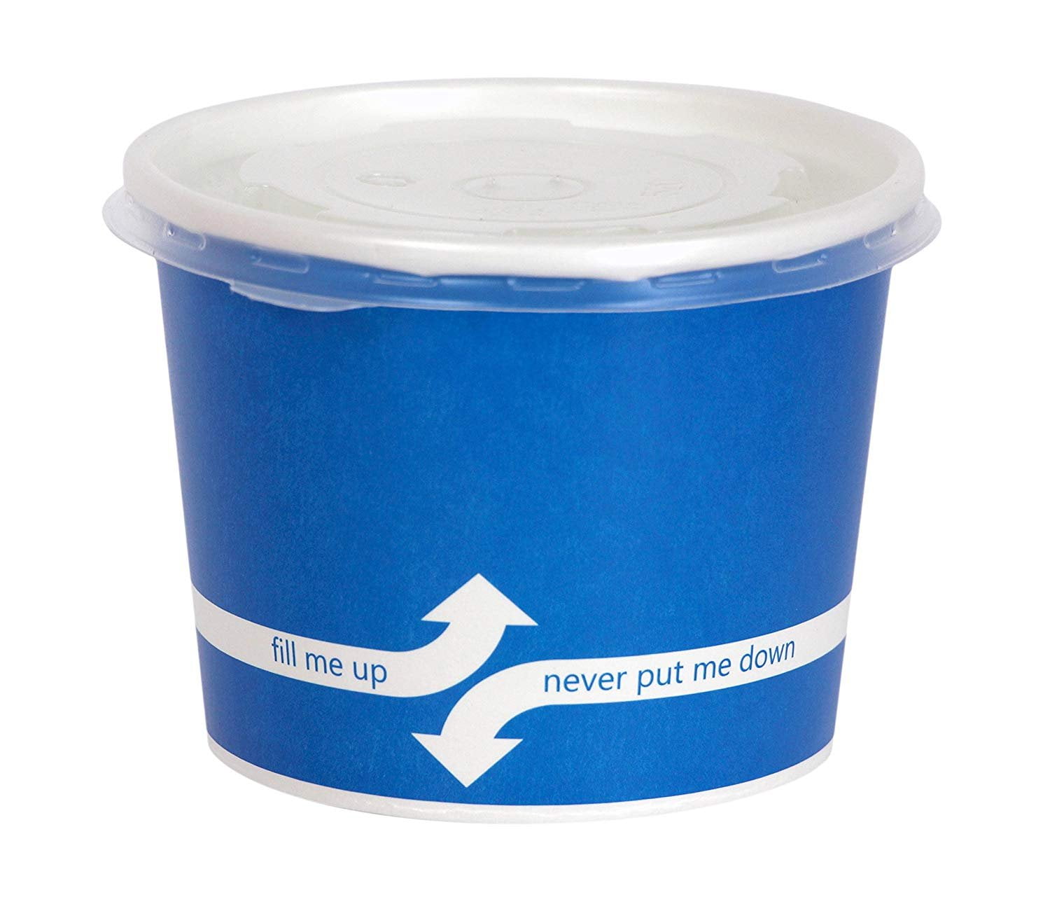 100 Count Blue Deli Containers Durable Food Storage Containers with