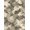 Brown Grey Taupe, Pattern 8, variant on ODIKA Scattered Geometric Shapes Farmhouse Style Contemporary Art Motif for Dorm Room, Small Living Apartment, Stain Resistant Low Profile