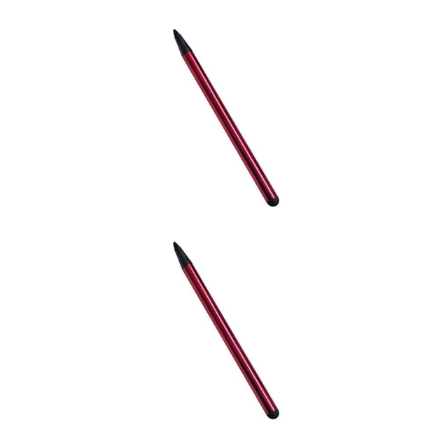 Naiovety Stylus Pen Dispositivos táctiles Tableta Plumas capacitivas Punta de goma dulce Suministro de teléfono inteligente Amplia compatibilidad Rojo 2piezas Naiovety CBP351726