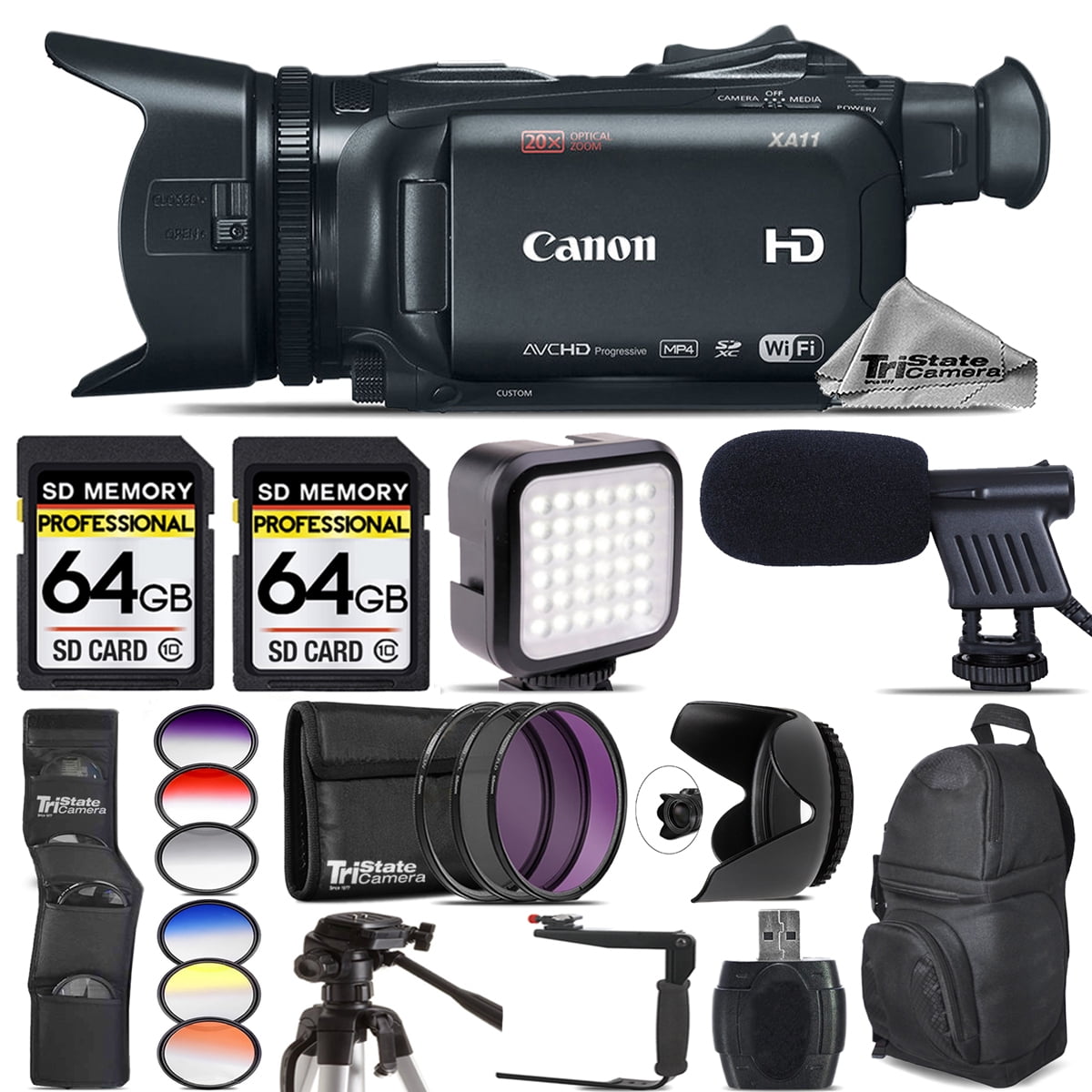 canon xa11 pro camcorder kit