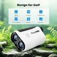 thumbnail image 4 of Golf Rangefinder with Slope, 1,200 Yards Range Finder Golf, 7X Magnification with Magnet, Flag Lock Vibration, Rechargeable Laser Rangefinder for Hunting, 4 of 7