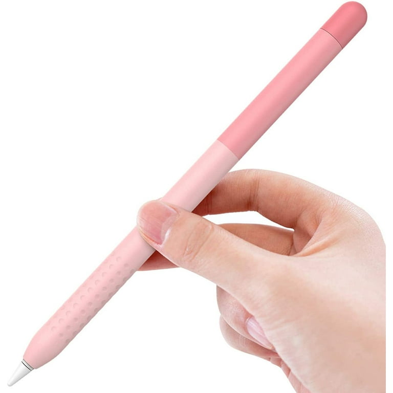 JOOSKO Classic Silicone Pencil Case Compatible with Apple Pencil 1st  Generation Case Cover Sleeve,[with 5 Cloth Fiber Silicone Tip  Cover],Non-Slip
