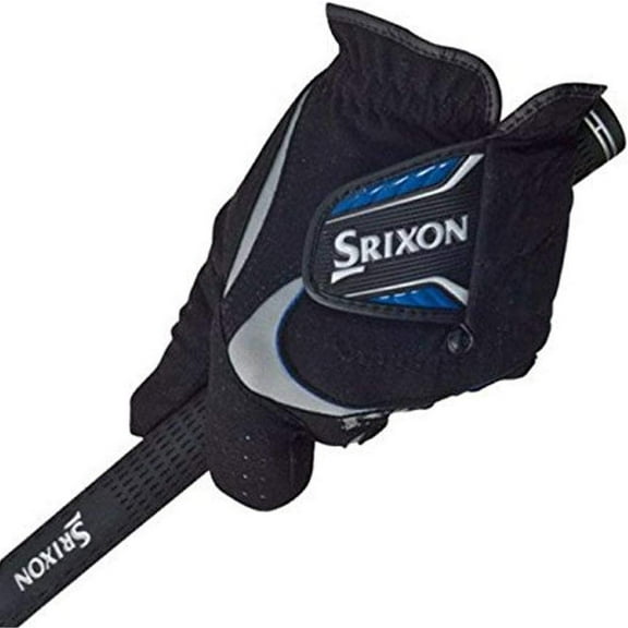 NEW Srixon Golf Pair of Men's Rain Gloves Black Microfibre - Size M Regular