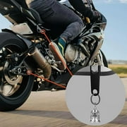 Guardian Bells for Motorcycle Rider Bikers,Motorcycle Bell Cross Key Chain,Punk Biker Style,Luck Angel Gremlin Keychains for Gifts (H19)