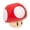 1PCS, variant on Mario 5" Red Mushroom Desk Lamp, Iconic Gaming Mood Light with Sound Effects for Bedside & Desktop, Battery Operated LED Figurine – Best Gifts for Gamer Room Decors
