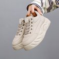 thumbnail image 4 of Zapatos de mujer de pan, zapatos de estudiante de primavera, de moda, de suela gruesa, blancos, zapatos casuales, 4 of 6