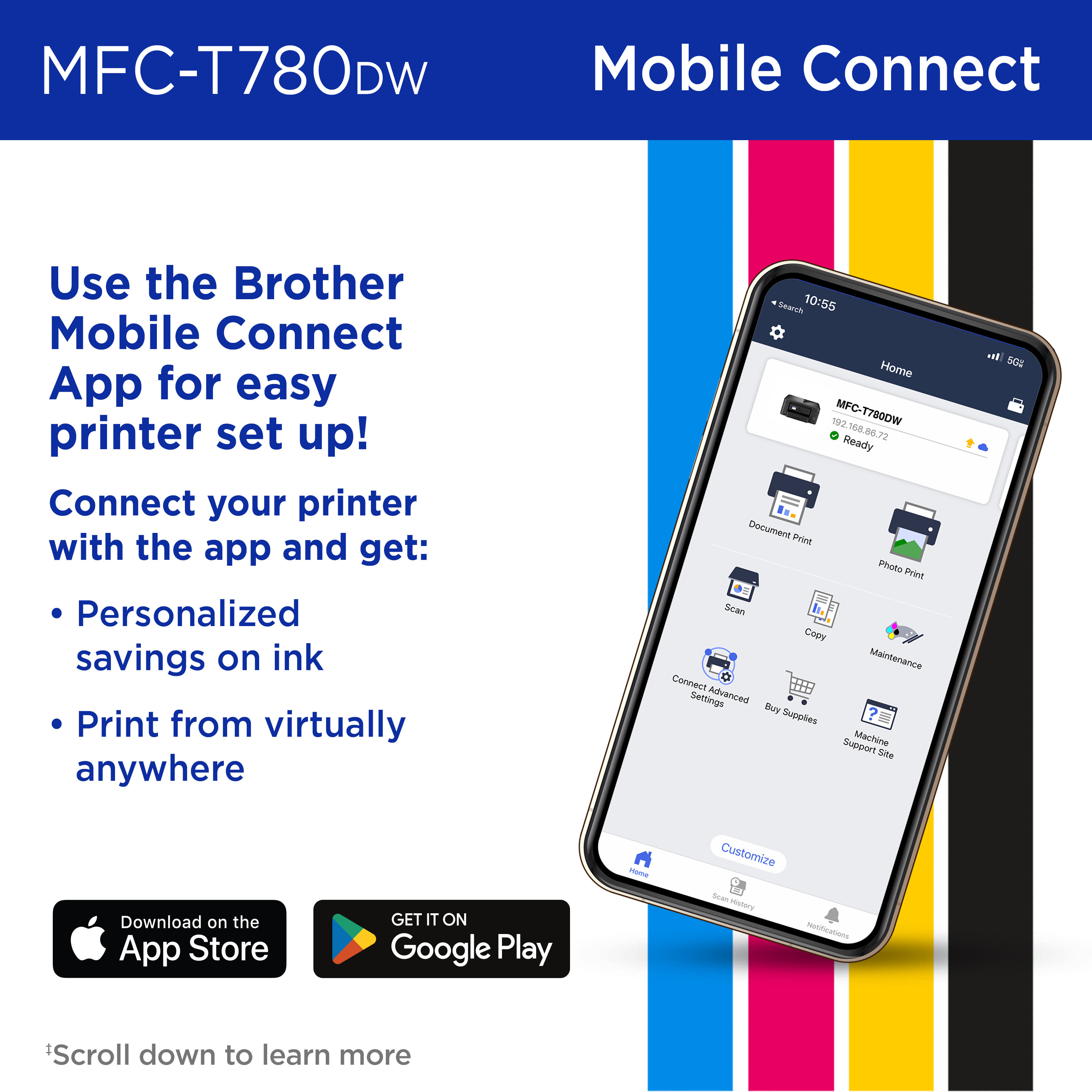 Brother INKvestment Tank 780 Wireless Color Inkjet Printer photo 7