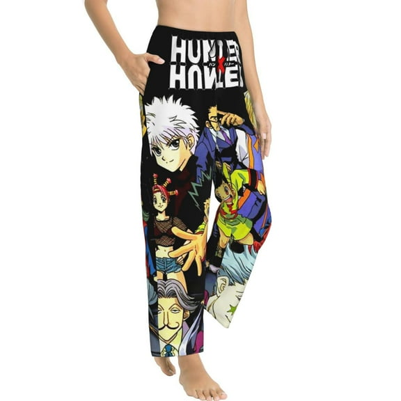 Womens Hunter X Hunte Pajama Pants Soft Lightweight Pajama Pants Cartoon Pajama Bottoms