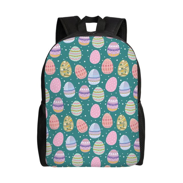 Fotbe Colorful Easter eggs Mochila de Viaje para Laptop, Mochila Ejecutiva Delgada y Resistente 15.6"