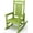 Apple Green, variant on KINGYES HDPE Rocking Chairs Outdoor, Patio Rocking Chairs Smooth Porch Rocker for Deck Lawn Yard, Navy