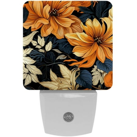 

Ink plants LED Square Night Lights - Energy Efficient and Sleek Design - for Bedroom or Living Room - Easy to Install - Dimmable and Remote Controlled