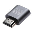 thumbnail image 1 of Adaptador ficticio virtual compatible con HDMI 1.4 DDC EDID Display Emulator para Miner (gris) Likrtyny Componentes de Computadoras, 1 of 5