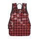 thumbnail image 1 of Disketp Red Buffalo Plaid Mochila Ligera e Impermeable, Mochila de Día Resistente para Viajes, Senderismo y Uso Diario para Hombre y Mujer, 1 of 7