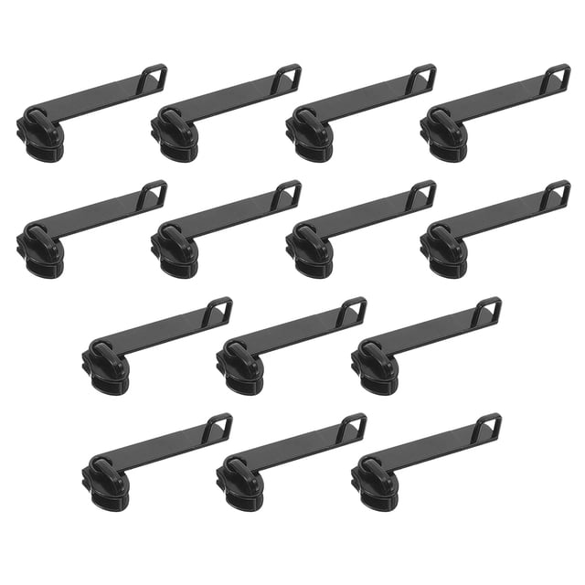 WEUVEB 14Ud De Cremallera Metálicos Negros Para Equipaje Con Orificio De Compatible