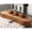 Brown + 4 Seat, variant on Modern Curved Combination Sofa, Terrycloth Fabric Sofa, Minimalist Sofa for Living Room, Apartment, No Assembly Required, with Three Pillows,Gray