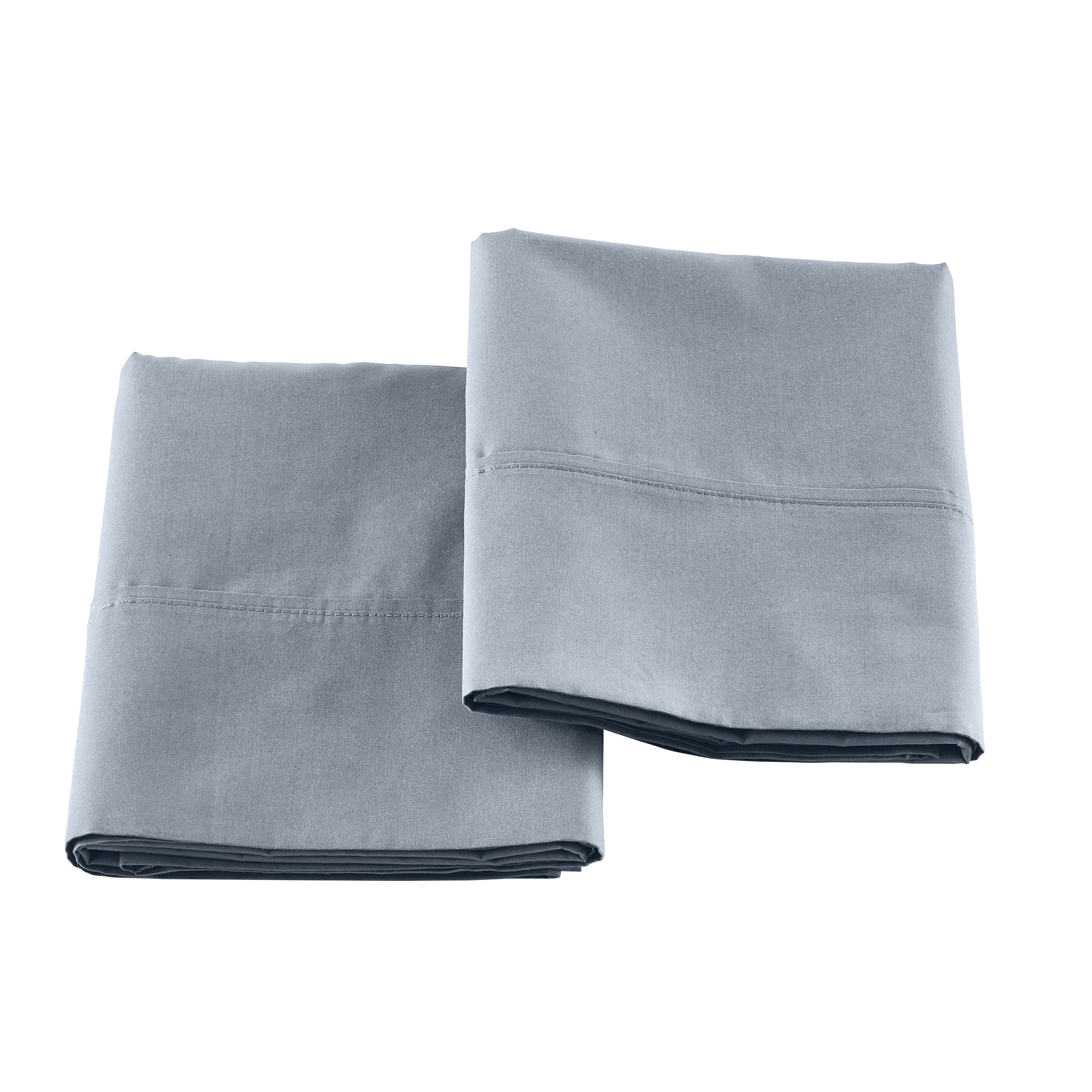 Better Homes & Gardens Soft Silver Cotton Percale Pillowcases, King (2 Count)