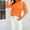 Orange, variant on Women's Winter Sweater, Long Sleeve Solid Color Turtle Neck Warm Cozy Wear Casual Pullover Tops Orange L