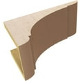 thumbnail image 6 of 7"W x 14"D x 7"H Wide Olympic Rough Cedar Woodgrain TimberThane Corbel, Primed Tan, 6 of 6