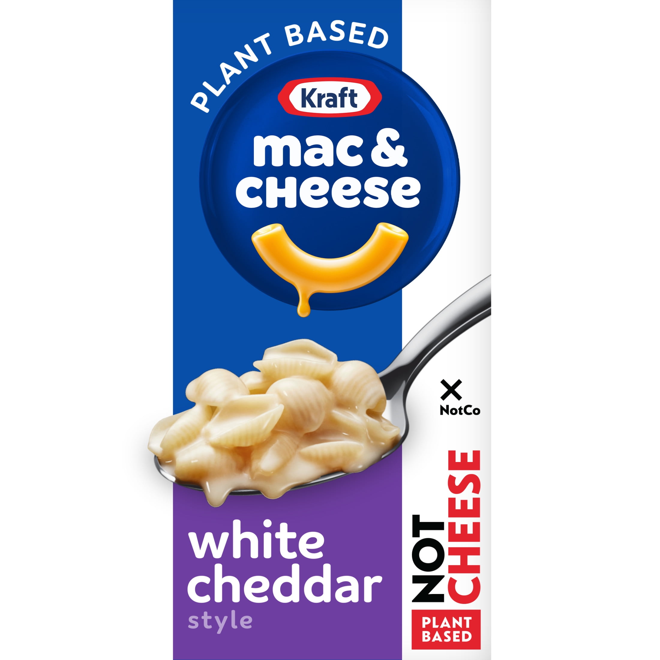 (12 pack) Kraft NotCo Lactose Free Mac and Cheese, Plant Based, 1 Box, White Cheddar Style, No Artificial Dyes, Good Source of Iron (15%), 10g of Protein (8%), 6 oz