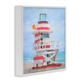 thumbnail image 3 of Stupell Industries Tropical Summer Shore Hut White Framed Giclee Art, 24 x 24, by LSR Design Studio, 3 of 7