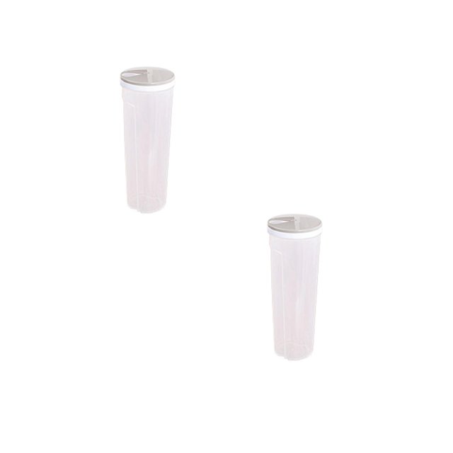 Oleegame 2 Pcs Rangement de Produits Boîte de Rangement pour Grains Gros Rangement Réservoir de Rangement Rangement de Cuisine Tube à Nouilles