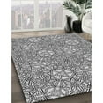 thumbnail image 3 of Ahgly Company Machine Washable Indoor Rectangle Transitional Platinum Gray Area Rugs, 4' x 6', 3 of 7
