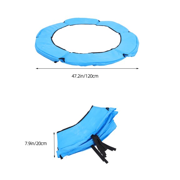 SOPOTUTU Trampoline Safety Pad Protector Design Round Trampoline Spring Cover Oxford Cloth Prevent Injuries 1Pack
