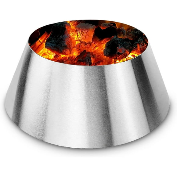 BBQ Whirlpool for Weber 22 inch Kettle and Smokey Mountain 22, BBQ Kettle Grill Accessories for Big Green Egg, Kamado Joe, Stainless Steel Charcoal Grill Accessory