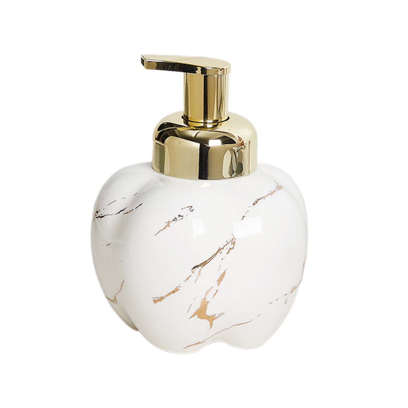 Haifle/Marble Ceramic Foaming Soap Dispenser, Foam Soap Dispenser With