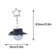 thumbnail image 2 of Bola de Navidad con Sombrero, Bola Pequeña, Colgante para El Hogar, Espejo, Llavero, Accesorios para El Coche, 2 of 7