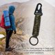 thumbnail image 4 of Equipo Llavero Accesorio Al Aire Libre Anillo Llave Cordón Tejido A Mano Olecranon Buckle Camping Survival Kit, 4 of 8