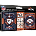 thumbnail image 2 of MasterPieces Officially Licensed NFL Denver Broncos 2-Pack Playing cards & Dice set for Adults, 2 of 4