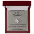 thumbnail image 4 of To My Wife You Belong With Me Infinity Knot Necklace Message Card, 4 of 7