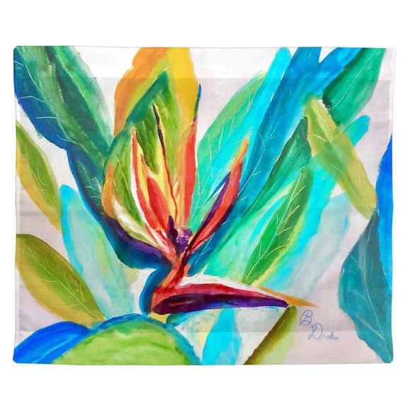 Betsy Drake Interiors Bird of Paradise Outdoor Wall Hanging 24x30