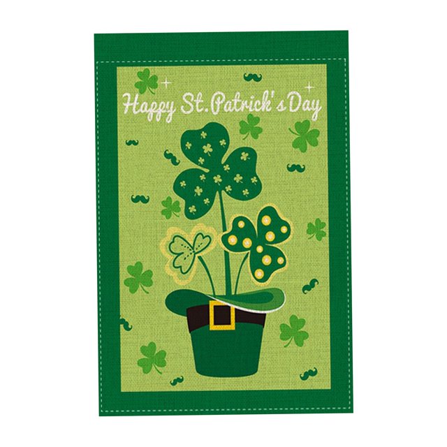 banderas de san patricio de decoración de la yarda de la tela de San Valentín
