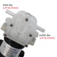 thumbnail image 3 of Bomba de diafragma autocebante de 12 V CC Bomba de agua de 10 W con tubo de silicona 2 L/min 35 PSI absorción de agua 1,5 metros adecuada para fuentes de agua potable/electrodomésticos/sistemas de ref, 3 of 5