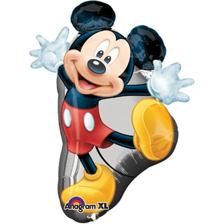 31 inch Mickey Full Body Supershape Anagram Foil Mylar Balloon - Party Supplies Decorations