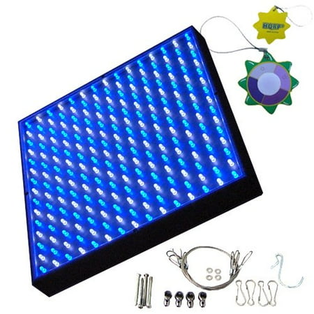 HQRP Blue + White Aquarium Reef Corals Grow LED Light Panel 13.8W 112 White + 113 Blue LED 7000K / 460 nm + UV