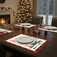 thumbnail image 3 of YIMWNYI Christmas Themed Placemats, Kitchen Drains Mats, Heat-Resistant Coffee Mats, Festive Table Decor, Easy to Clean Durable Coasters, Winter Holiday Accessories, 3 of 6