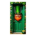 thumbnail image 2 of Luxcidy St. Patrick's Day Door Banner, St Patricks Day Door Cover, Irish Shamrock Door Cover Saint Patricks Day Front Porch Welcome Sign St. Patrick's Day Decorations for Home Party 35 x 71IN, 2 of 6