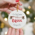thumbnail image 3 of Family Christmas Ornaments Personalized Family of Three Christmas Ornament 2025, Best Parents and Kids Gift for Wife, Husbands, Her, Him Baby First Christmas Ornaments(C), 3 of 4