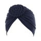 thumbnail image 2 of sweethay Turbante tejido nudo estilo étnico musulmán Hijab sombrero Donut espiral cubierta diadema gorras Bonnet decoración del cabello para Sombreros Armada, 2 of 6